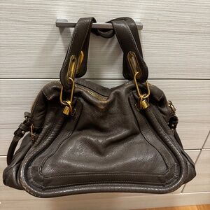 Chloe Medium Paraty Handbag, Gray, Early 2000's